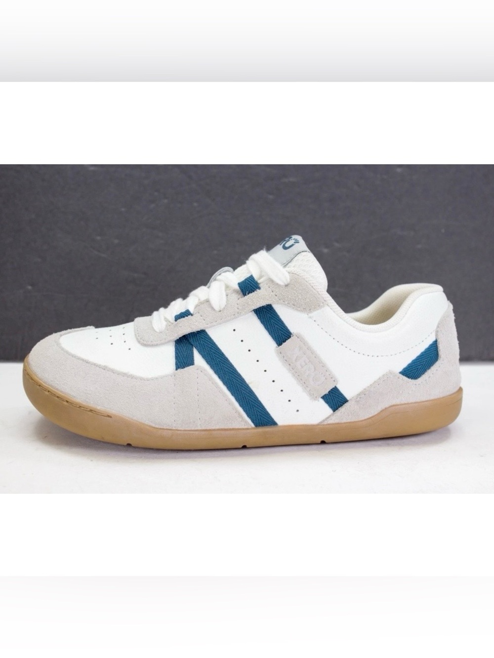 Xero Kelso Women US 8 Gray White Blue Barefoot Minimalist Gum Soles Casual Shoes - Picture 3 of 11